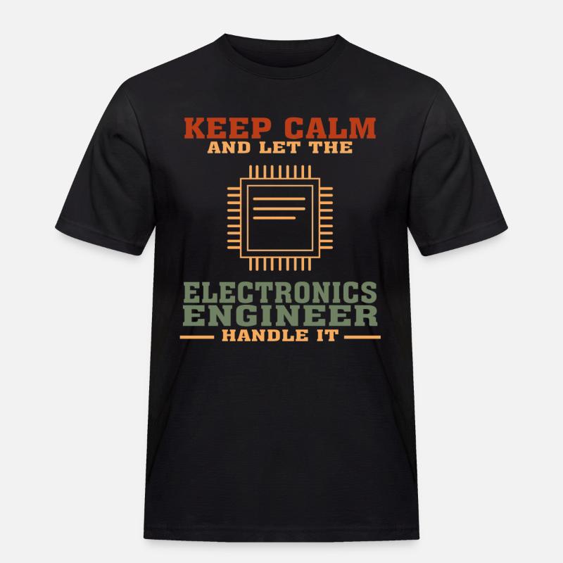 Funny Electronics Engineering Zitat für Electronic - Männer Workwear T-Shirt - Schwarz