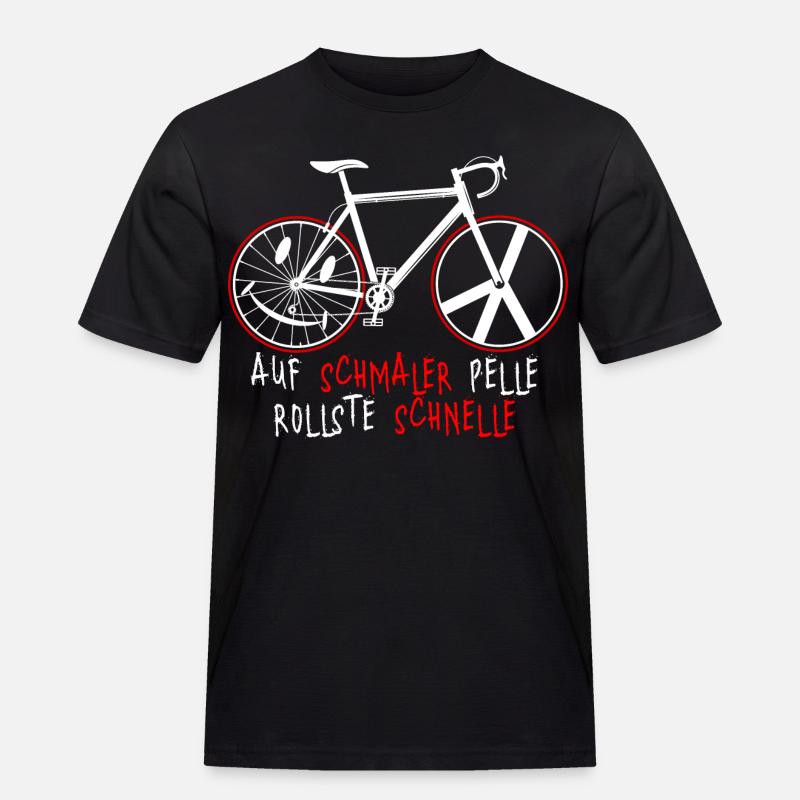 Fahrrad - Männer Workwear T-Shirt - Schwarz