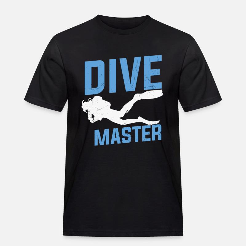 Tauchen Zitat Dive Master Scuba Diving - Männer Workwear T-Shirt - Schwarz