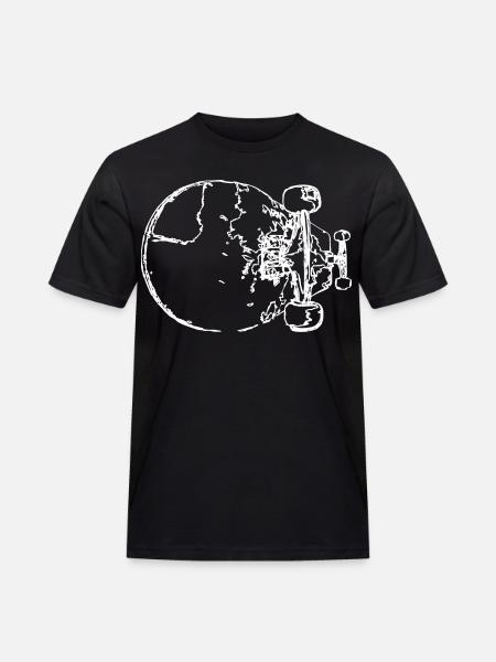 Skateboard Sketch - Men's Workwear T-Shirt - black