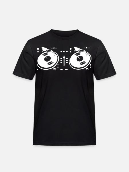 DJ Turntable - Men's Workwear T-Shirt - black