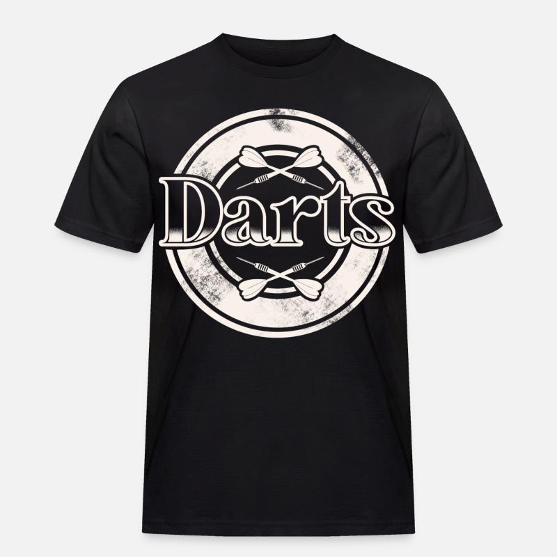 Dart Darten Darts - Men's Workwear T-Shirt - black