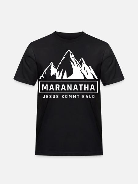 Maranatha Mountain View JesusBientôt - T-shirt Workwear homme - noir