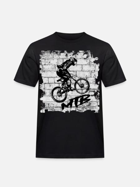 Vélo VTT - T-shirt Workwear homme - noir