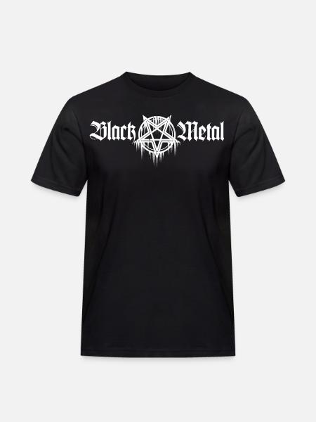 Black Metal | With pentagram - Men's Workwear T-Shirt - black