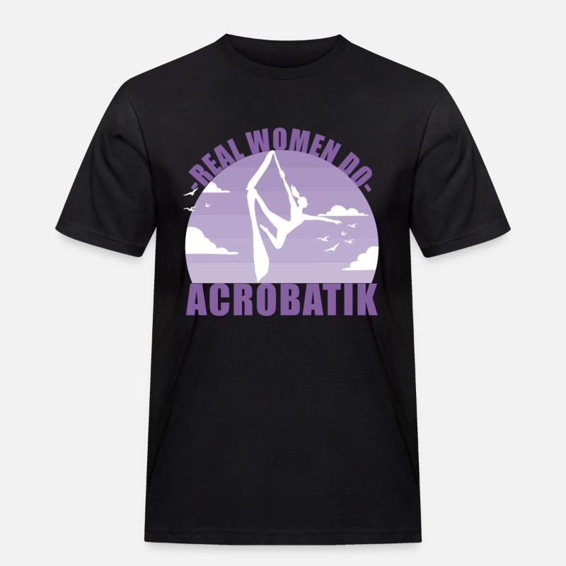 Akrobatik Luftakrobatik Acrobatik Sport Geschenk - Männer Workwear T-Shirt - Schwarz