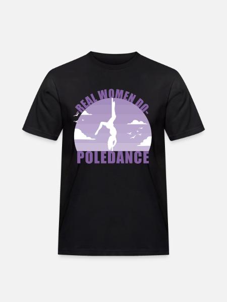 Pole Dance Dancer Poledancing Pole Gift - T-shirt Workwear homme - noir
