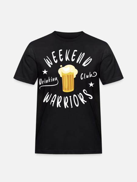 Weekend Beer Club - Men's Workwear T-Shirt - black