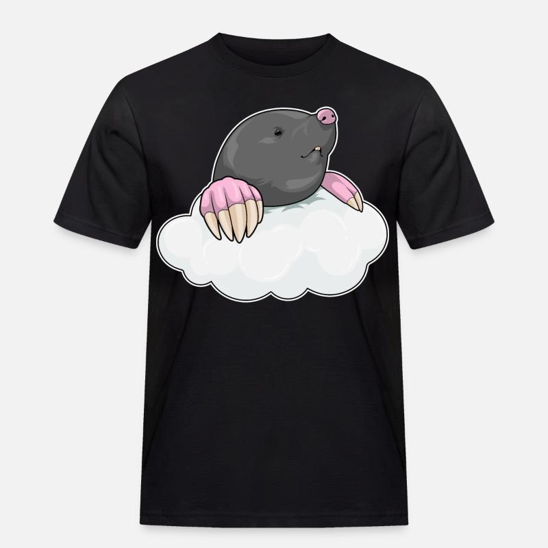 Mole clouds - Men's Workwear T-Shirt - black