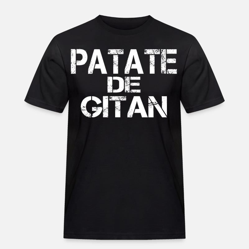 Patate de GITAN - T-shirt Workwear homme - noir