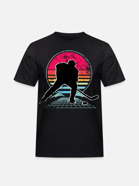 Eishockey - Men's Workwear T-Shirt - black