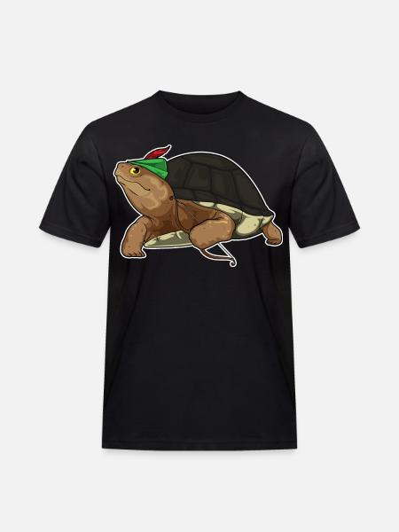 Turtle Archer Bow - Men's Workwear T-Shirt - black