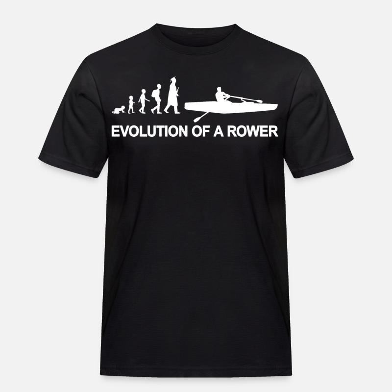 De l’enfant au rameur Evolution - T-shirt Workwear homme - noir