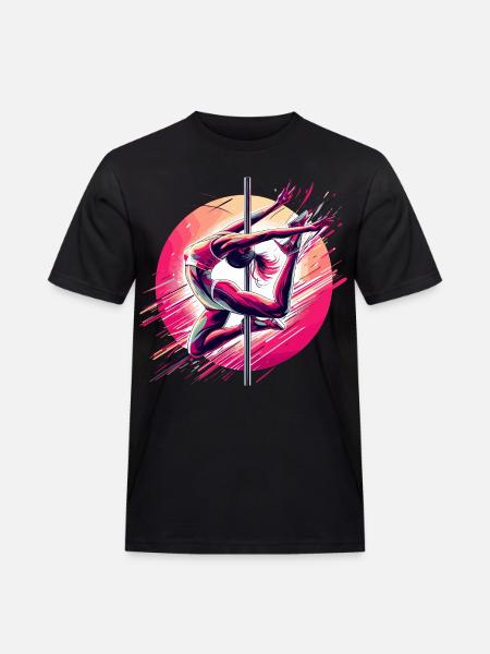 Pole Dance Dynamics Pink Gift - Men's Workwear T-Shirt - black