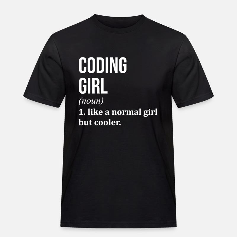 Coding - Men's Workwear T-Shirt - black