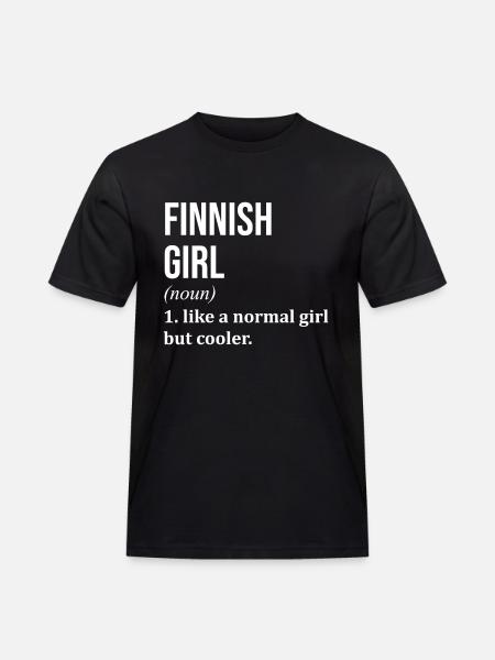 Finnland Finnland Finnland - Männer Workwear T-Shirt - Schwarz
