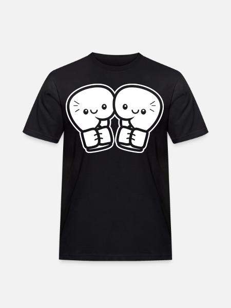 Funny Boxing Gloves - Men's Workwear T-Shirt - black