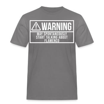flamenco - T-shirt Workwear homme - gris - Devant - AI Model Male 185 dark (185cm)