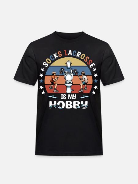 Socks Lacrosse - Men's Workwear T-Shirt - black