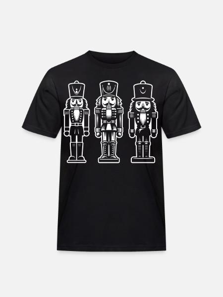 Nutcracker Trio Print - Men's Workwear T-Shirt - black