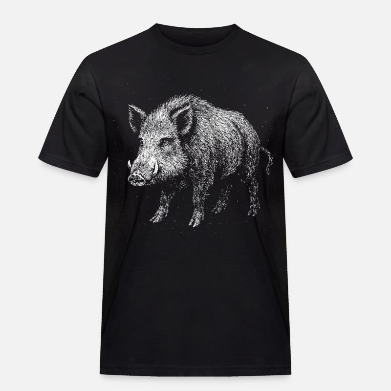 Sanglier - T-shirt Workwear homme - noir