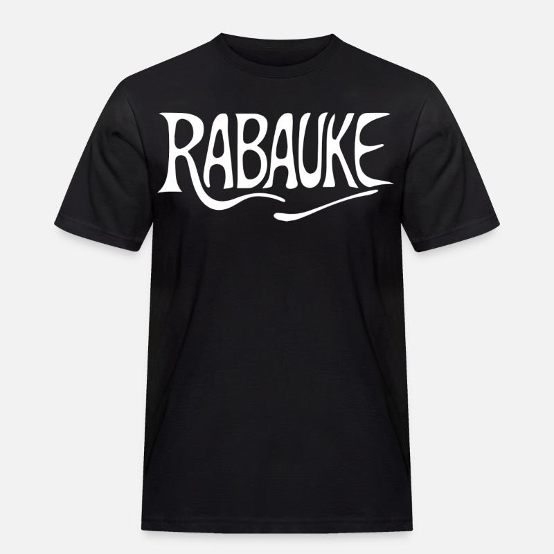 Rabauke - Männer Workwear T-Shirt - Schwarz
