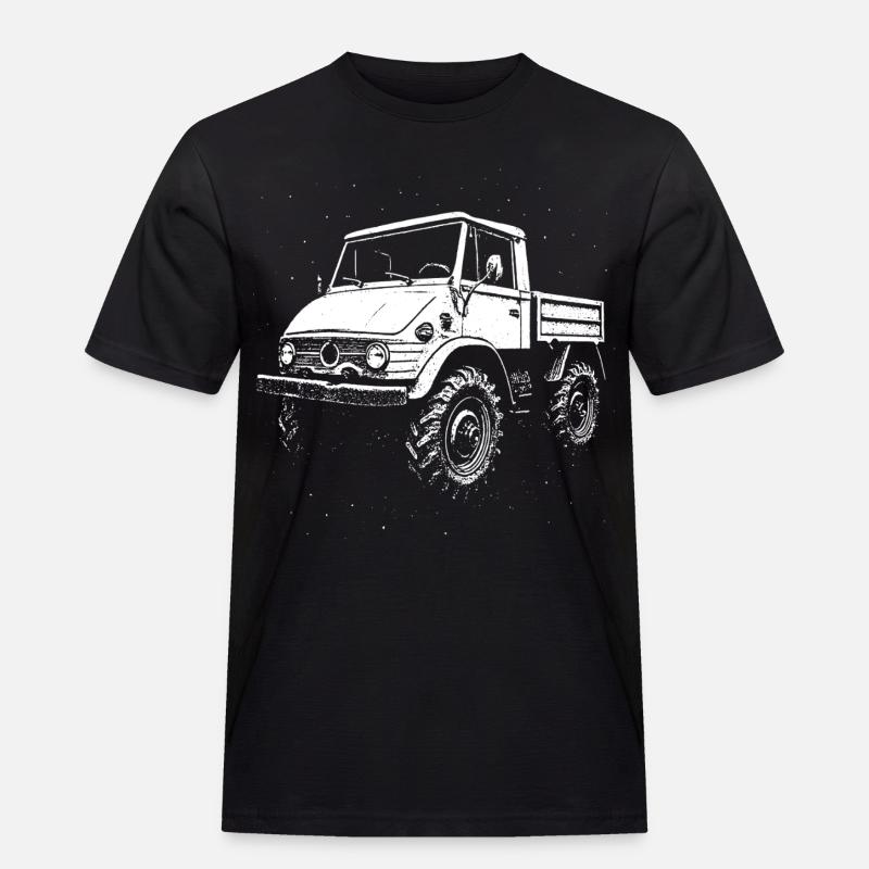 Kraftpaket mit Kultstatus - Männer Workwear T-Shirt - Schwarz