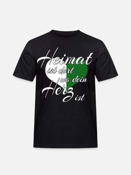 - Saxony - Men's Workwear T-Shirt - black
