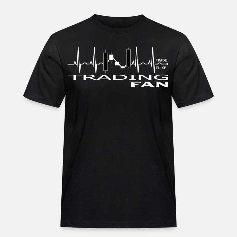 Conception de graphiques de trading Pulse - T-shirt Workwear homme - noir