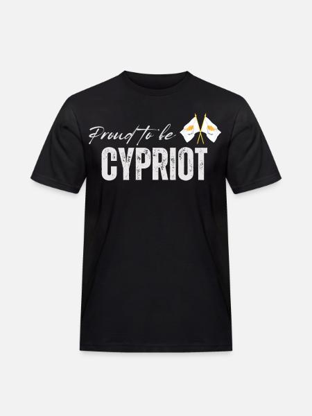 Drapeau chypriote, fierté chypriote - T-shirt Workwear homme - noir