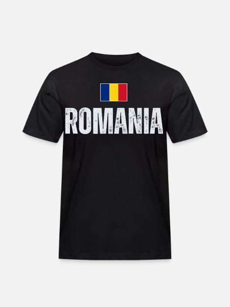 I love Romania, Romanian pride - Men's Workwear T-Shirt - black