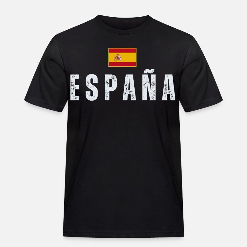 Ich liebe Spanien, spanischen Stolz - Männer Workwear T-Shirt - Schwarz