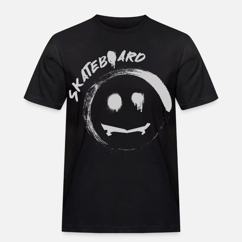 Skateboard - Men's Workwear T-Shirt - black