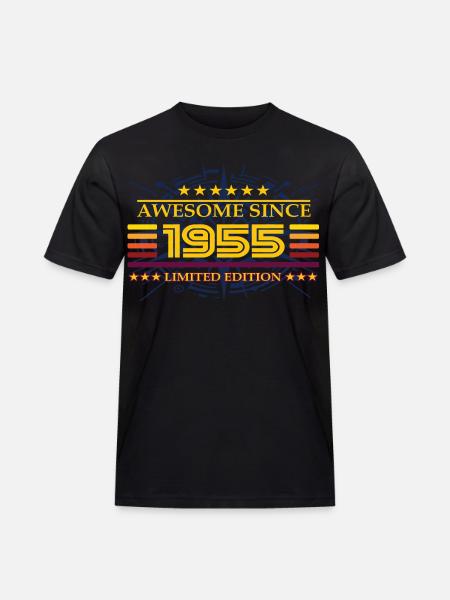 Awesome since 1955 Limited Edition - Men's Workwear T-Shirt - black