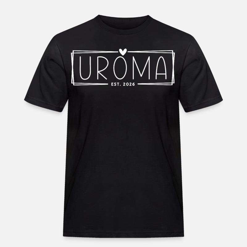 Uroma Est 2026 - Männer Workwear T-Shirt - Schwarz