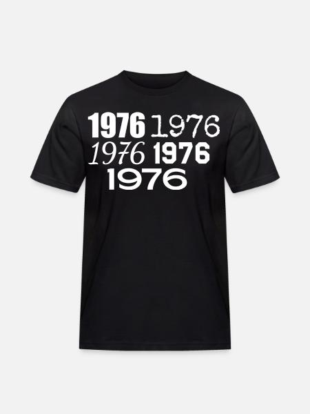 1976 - Men's Workwear T-Shirt - black