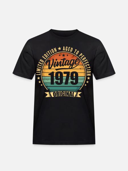 1979 Anniversary Limited Edition - Men's Workwear T-Shirt - black