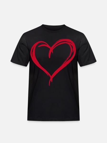 Heart - Men's Workwear T-Shirt - black