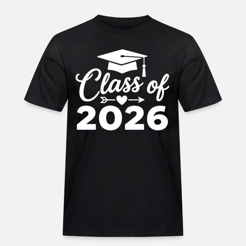CLASS OF 2026 Absolventen Abschluss Studium - Männer Workwear T-Shirt - Schwarz