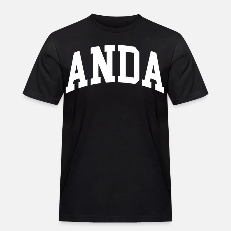 Anda - T-shirt Workwear homme - noir
