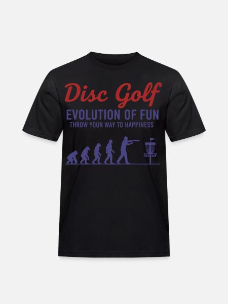 Disc Golf : Évolution du plaisir : lancez-vous - T-shirt Workwear homme - noir