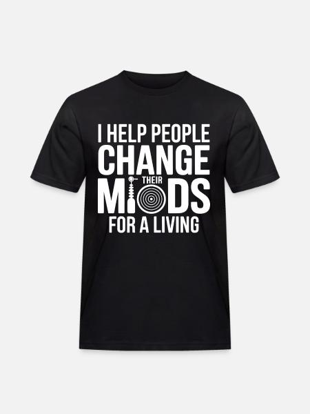 Prendas Especialista Certificadas en Conducta Clínica - Camiseta de trabajo para hombre - negro
