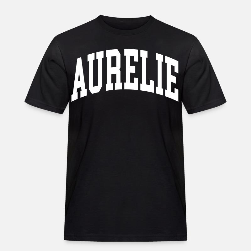 Aurelie - Männer Workwear T-Shirt - Schwarz