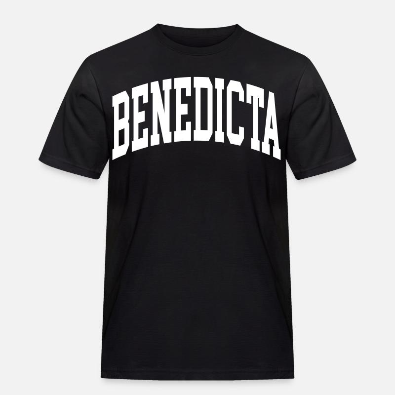 Benedicta - Männer Workwear T-Shirt - Schwarz