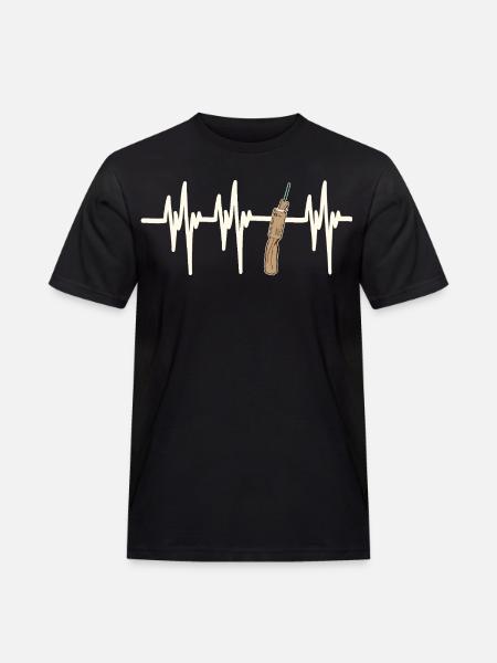 Heartbeat Fallas de Valencia Trueno - Men's Workwear T-Shirt - black