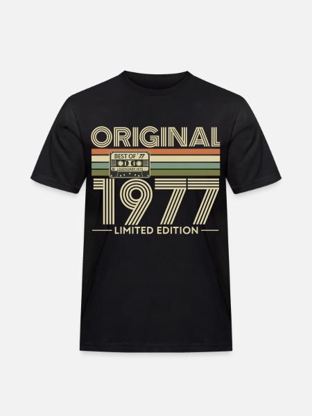 Original 1977 Limited Edition - Men's Workwear T-Shirt - black