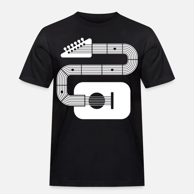 Guitare à forme abstraite - T-shirt Workwear homme - noir