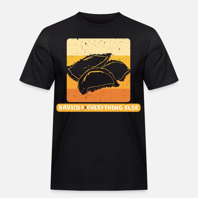 Ravioli > Over Everthing Else - Männer Workwear T-Shirt - Schwarz