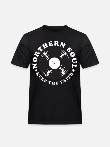 Northern Soul Vintage - Men's Workwear T-Shirt - black