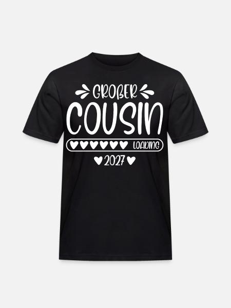 Big Cousin 2027 loading - Men's Workwear T-Shirt - black